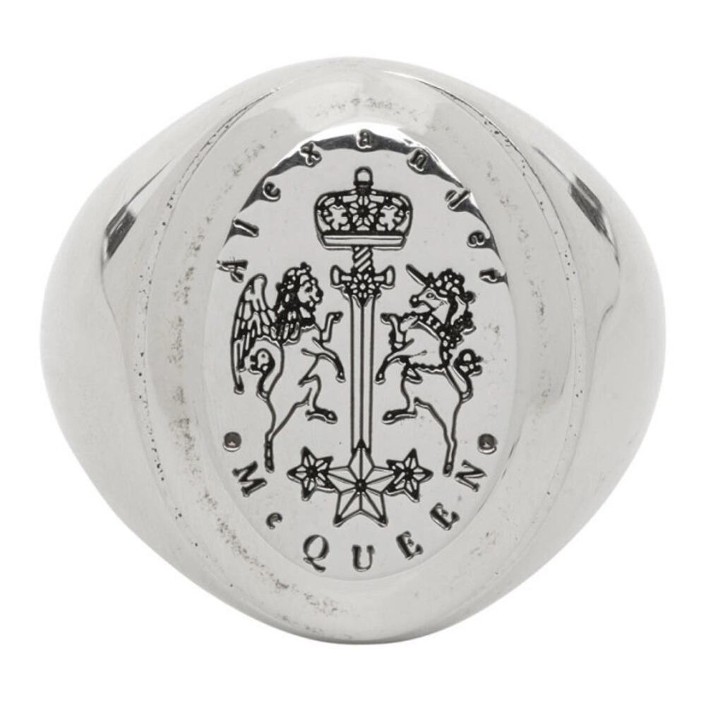 Alexander McQueen Signet Ring ~ Size 23 (UK)